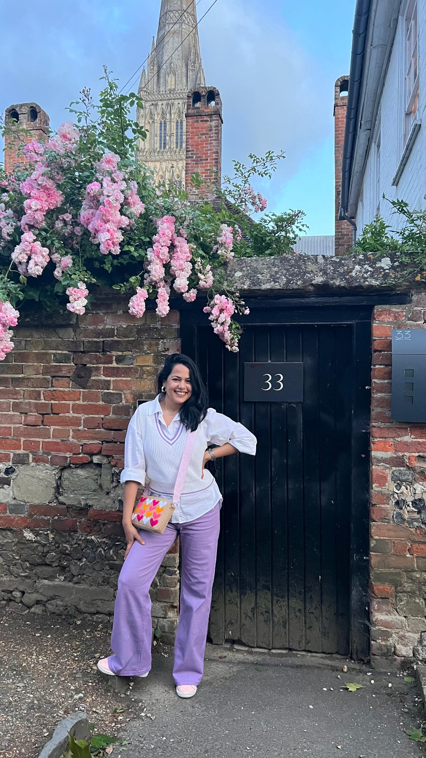 All Hearts Jute Box Bag