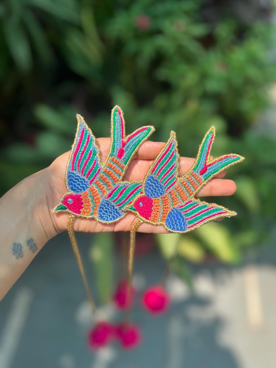 Birds of Paradise Curtain Ties