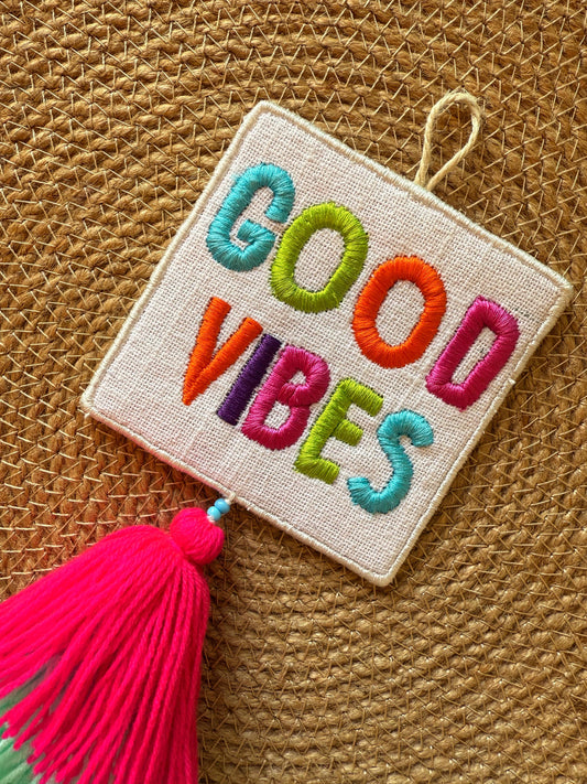 'Good Vibes' Colorful Home Decor