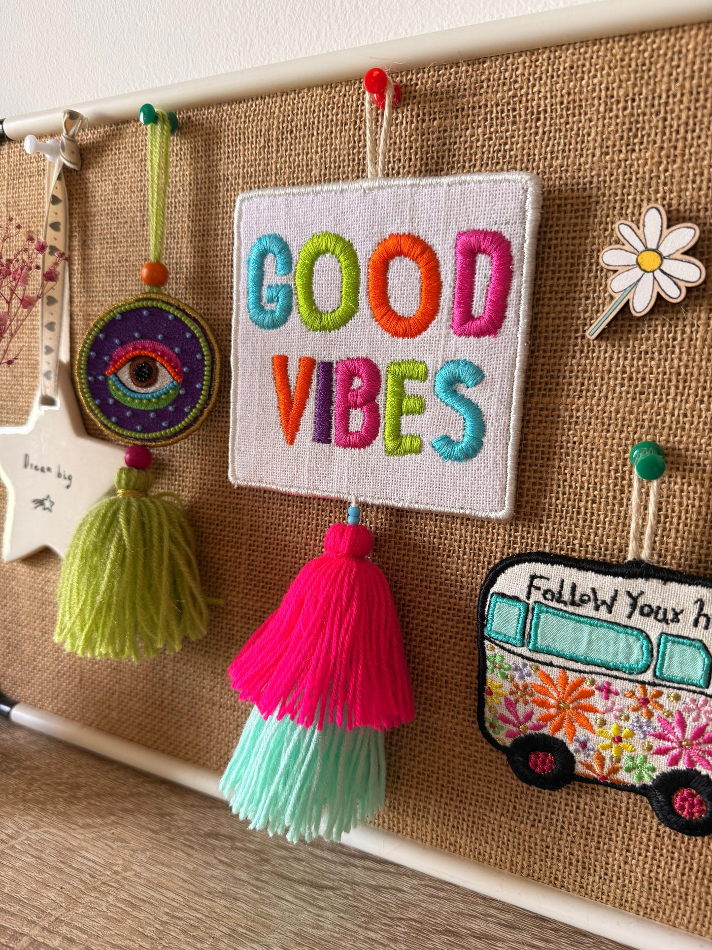 'Good Vibes' Colorful Home Decor