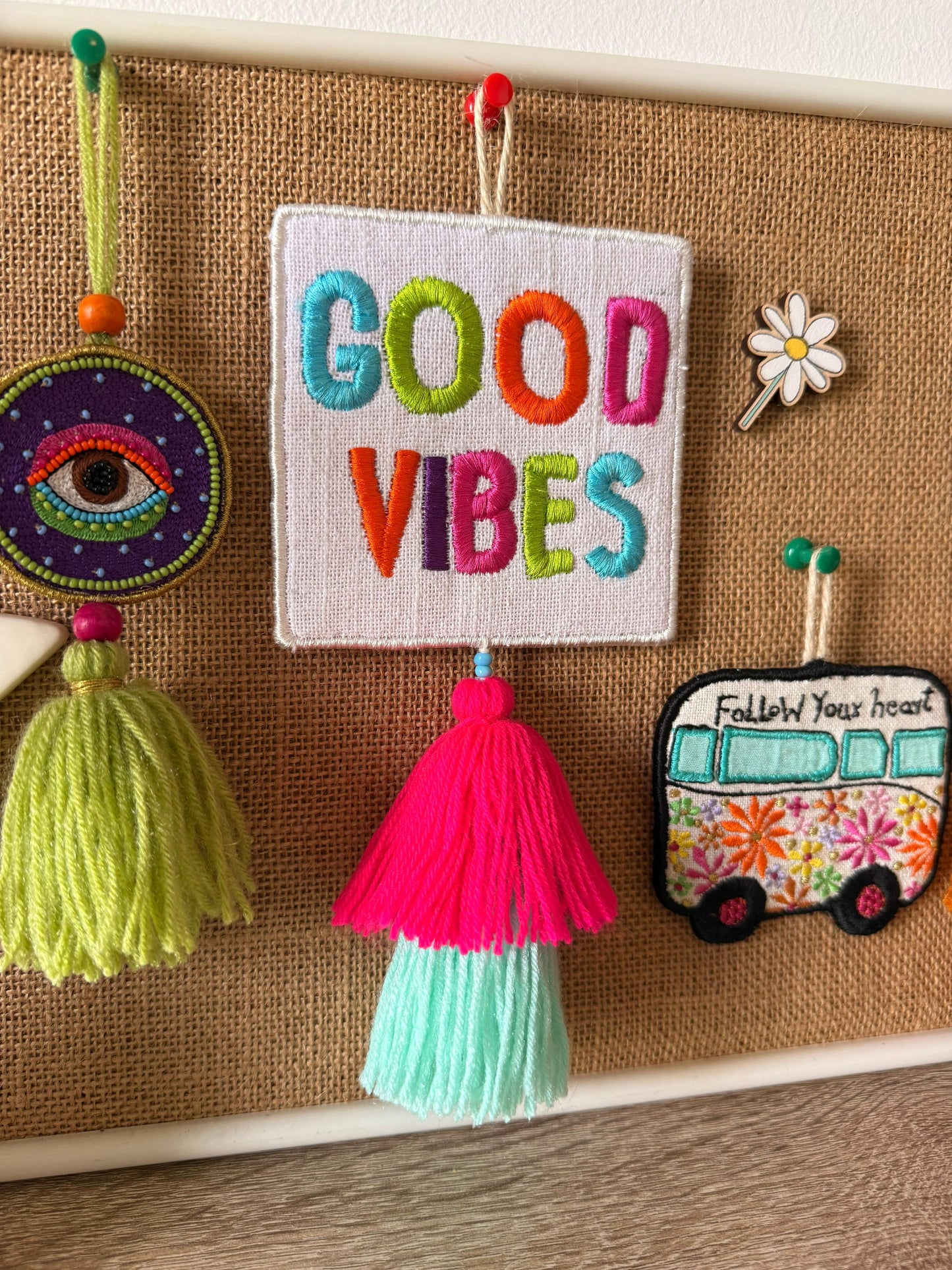 'Good Vibes' Colorful Home Decor