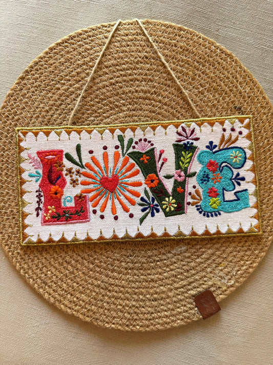 'Love' - Wall Hanging