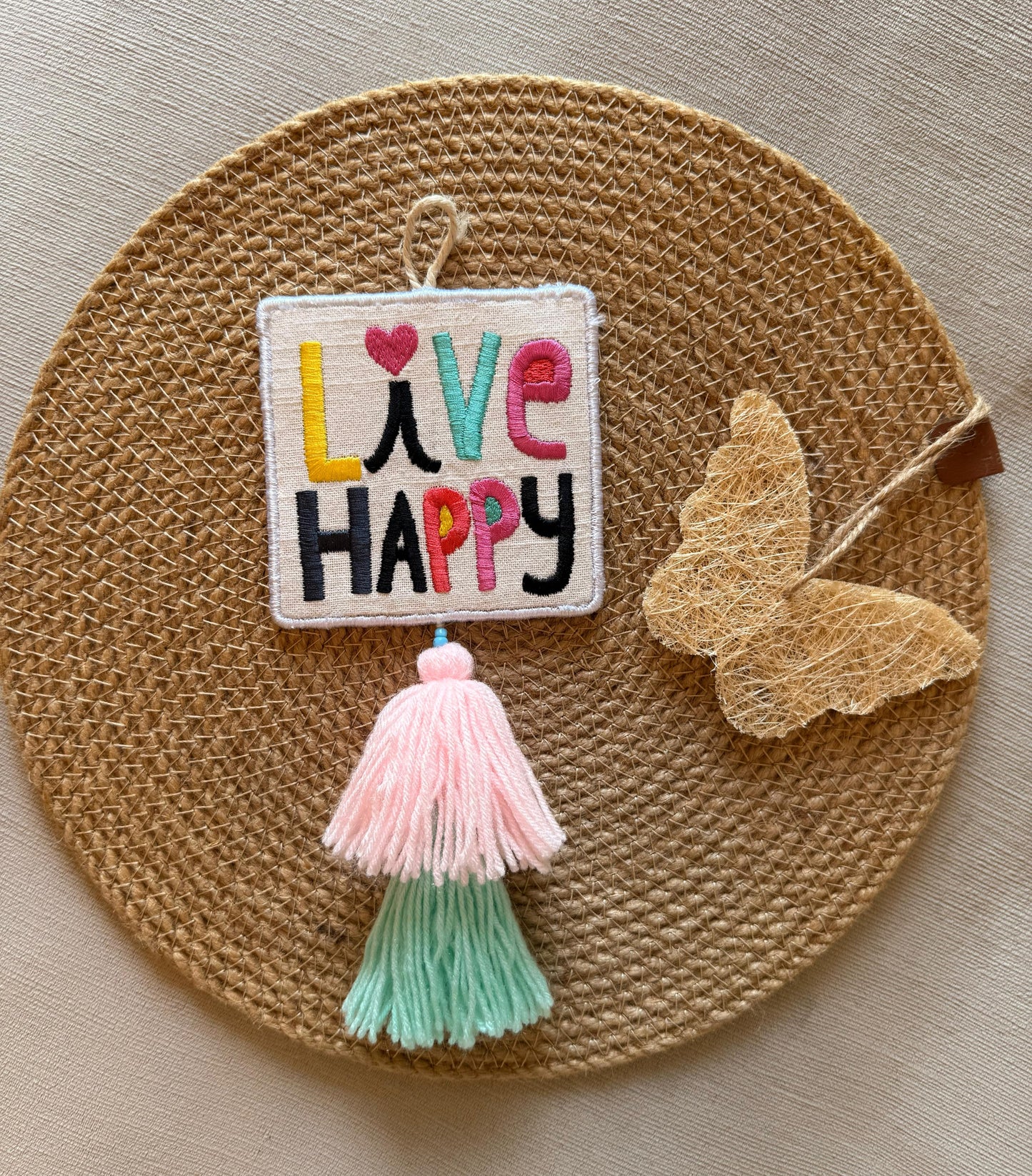 Live Happy - Wall Hanging