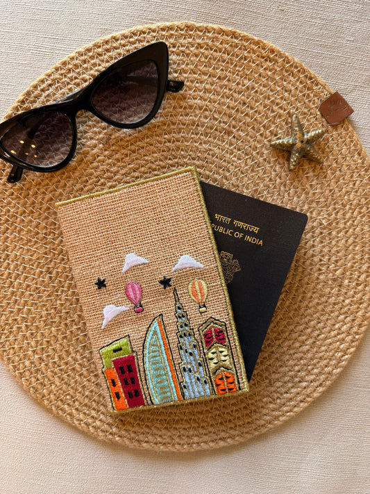 Dubai Skyline Passport Cover