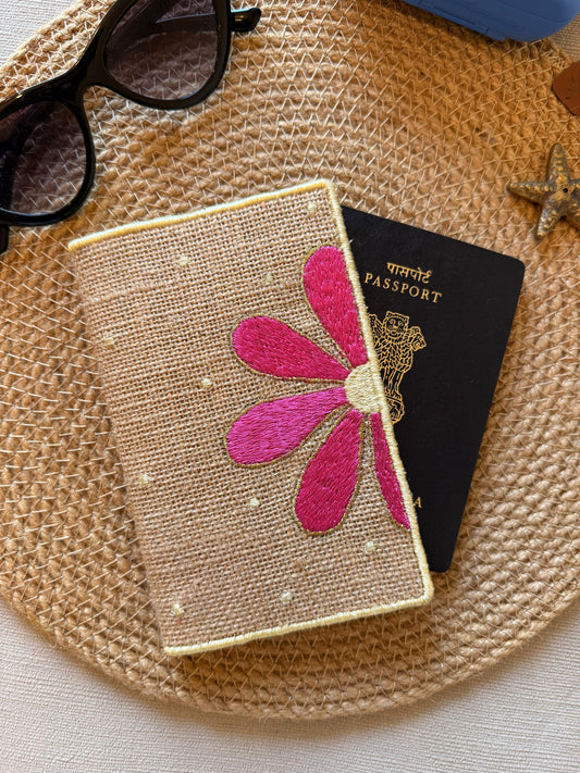 Pink Petals Trails Passport Cover