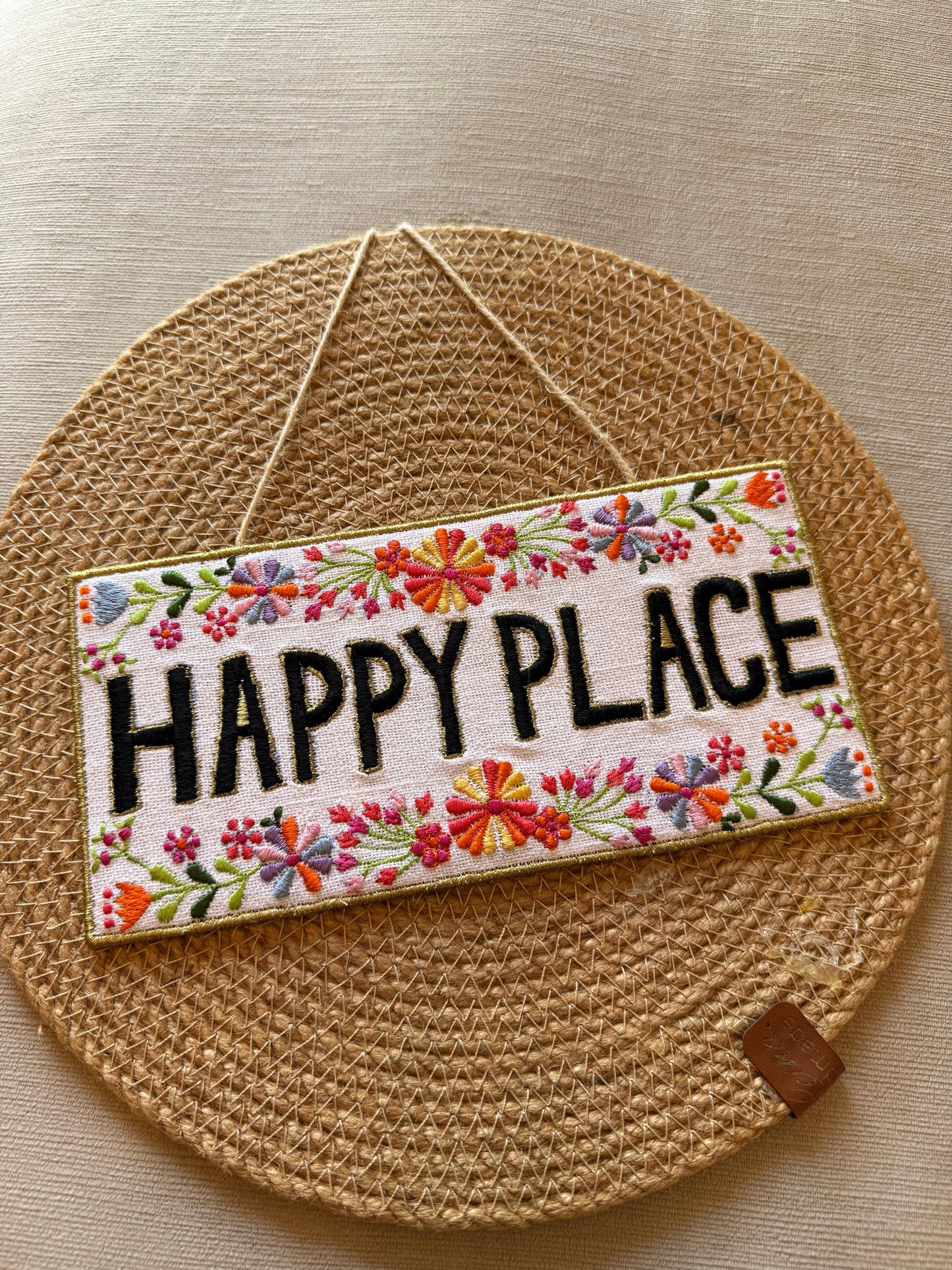 Happy Place - Wall Hanging