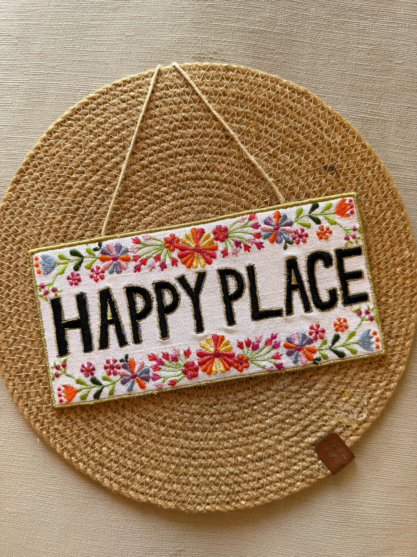 Happy Place - Wall Hanging