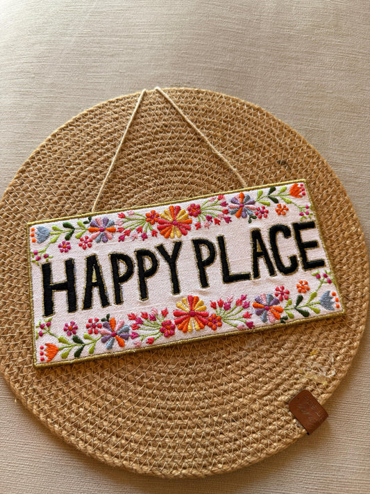 Happy Place - Wall Hanging