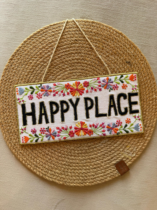 Happy Place - Wall Hanging