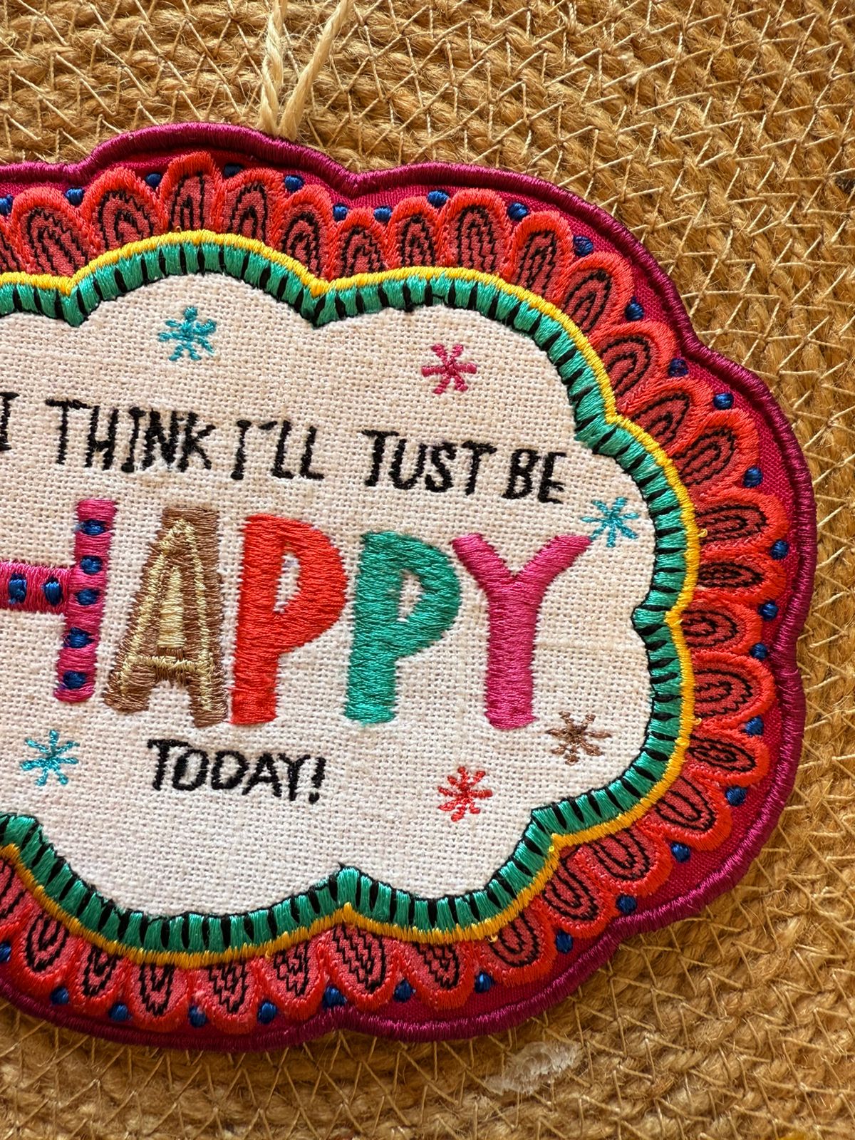 Happy Today- Wall Hanging