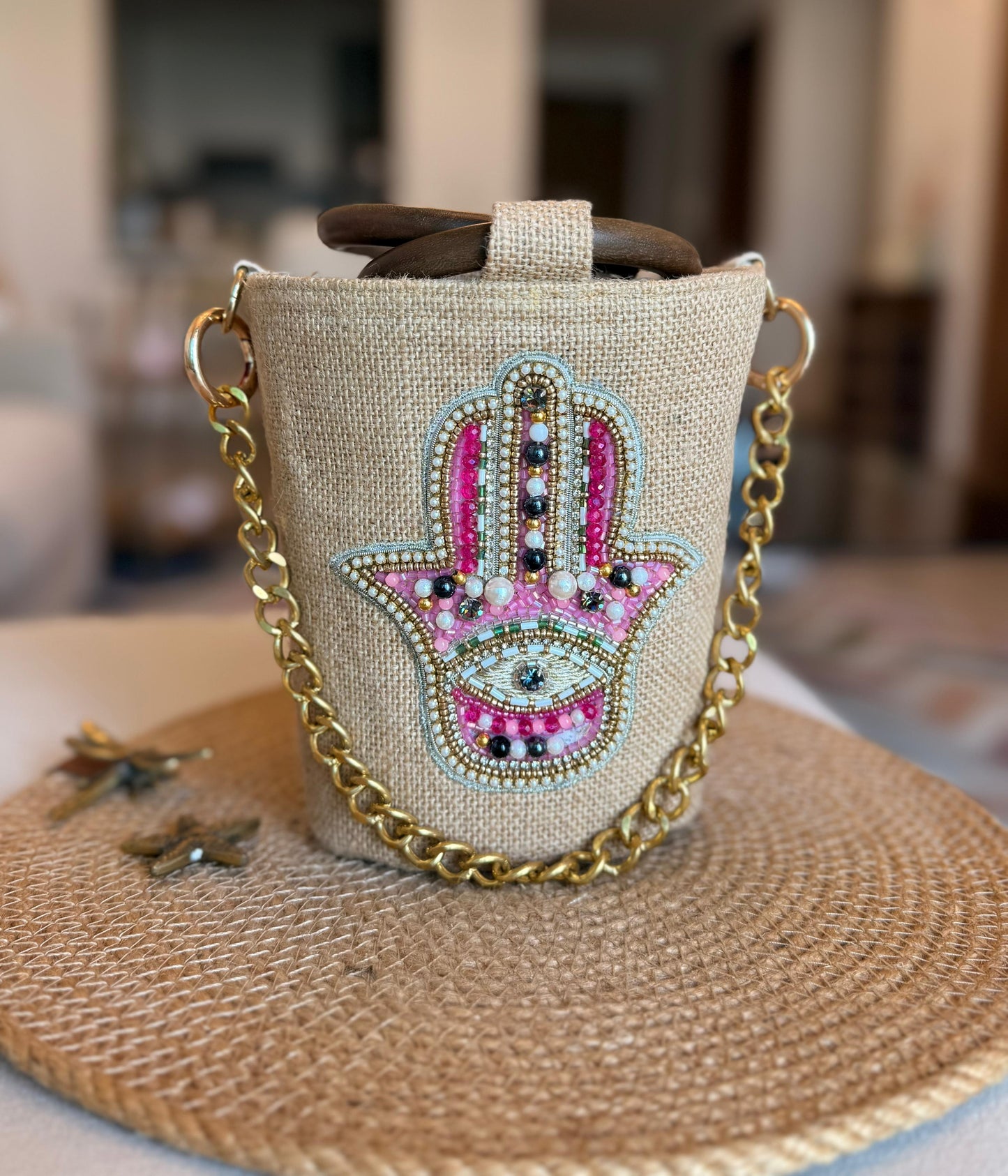 The Hamsa Collection – Bucket Bag