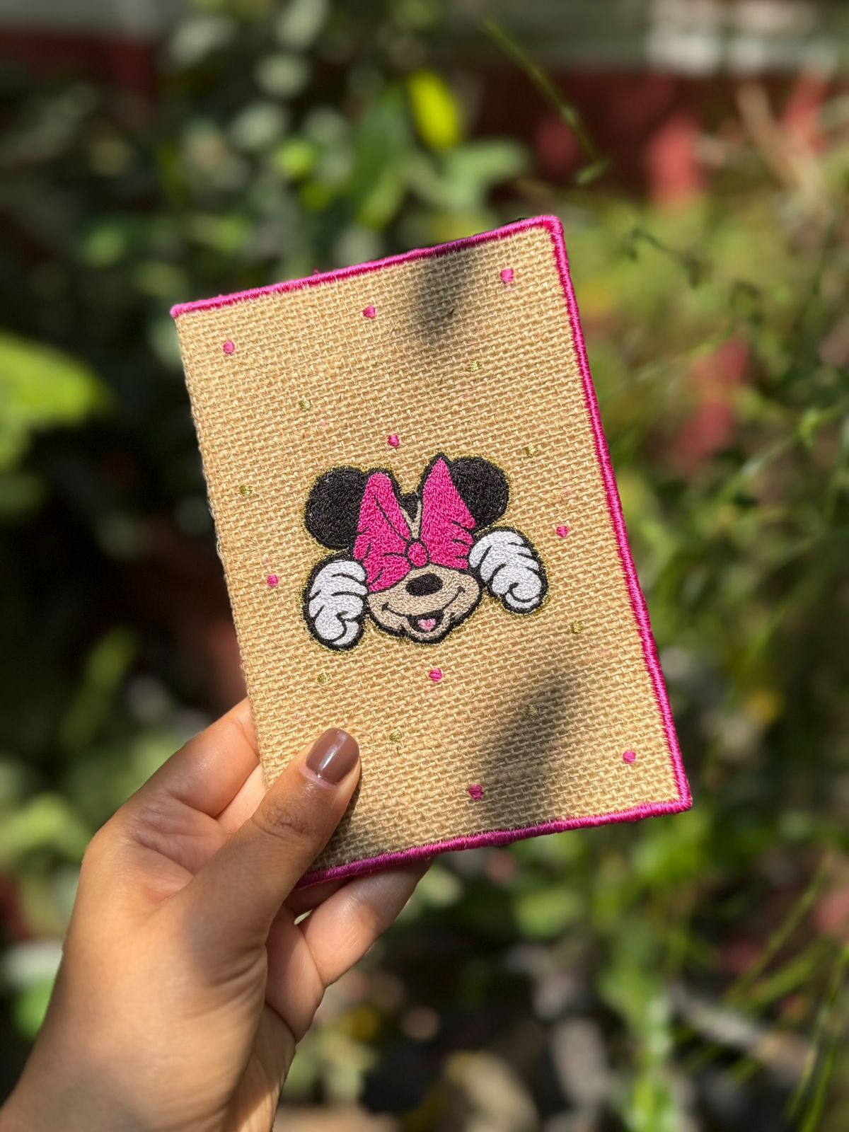Minnie and me passport cover