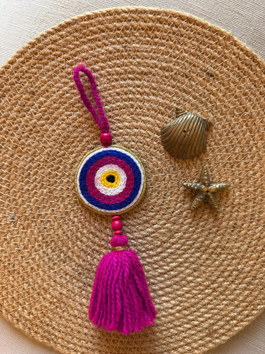 Nazar Battu Charm (Dark Pink)