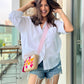 All Hearts Jute Box Bag