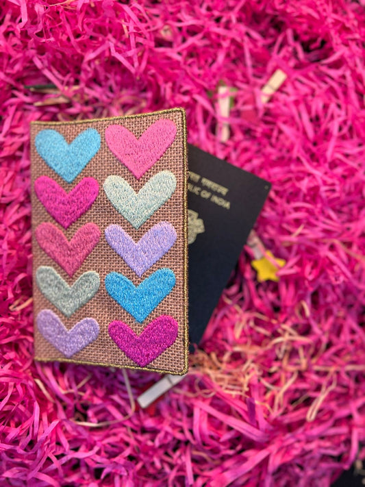 Hearty Jute Passport Holder