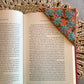 Blue Floral Bookmark