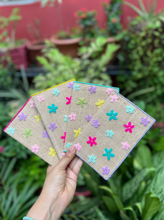 Rainbow Petals Passport Holder