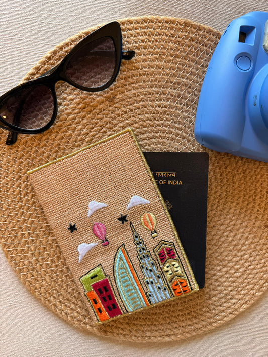 Dubai Skyline Passport Cover