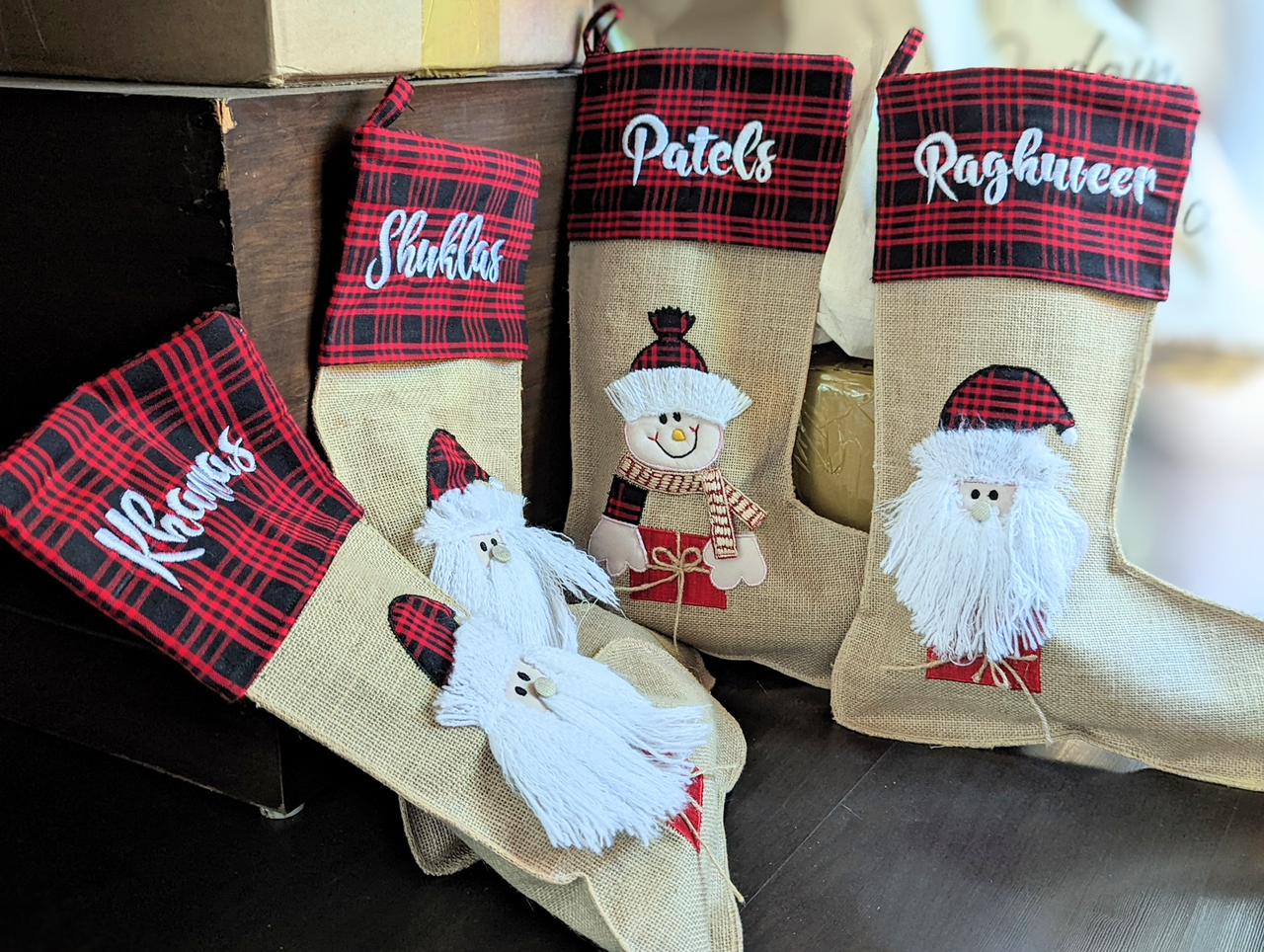 Jute Christmas Stocking