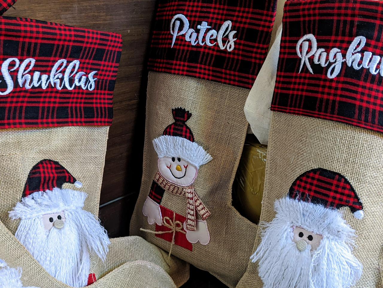 Jute Christmas Stocking