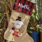 Jute Christmas Stocking