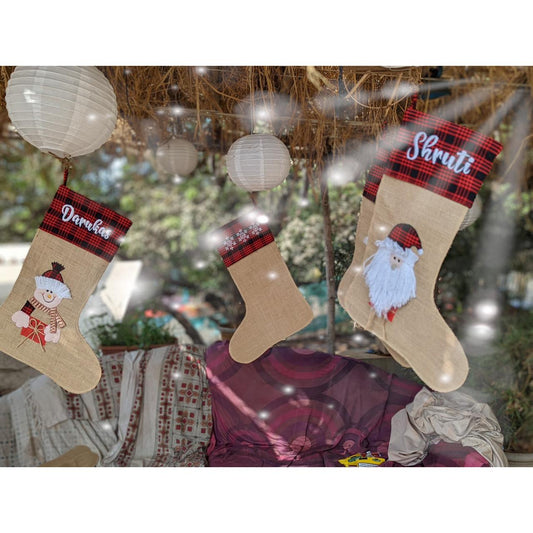 Jute Christmas Stocking