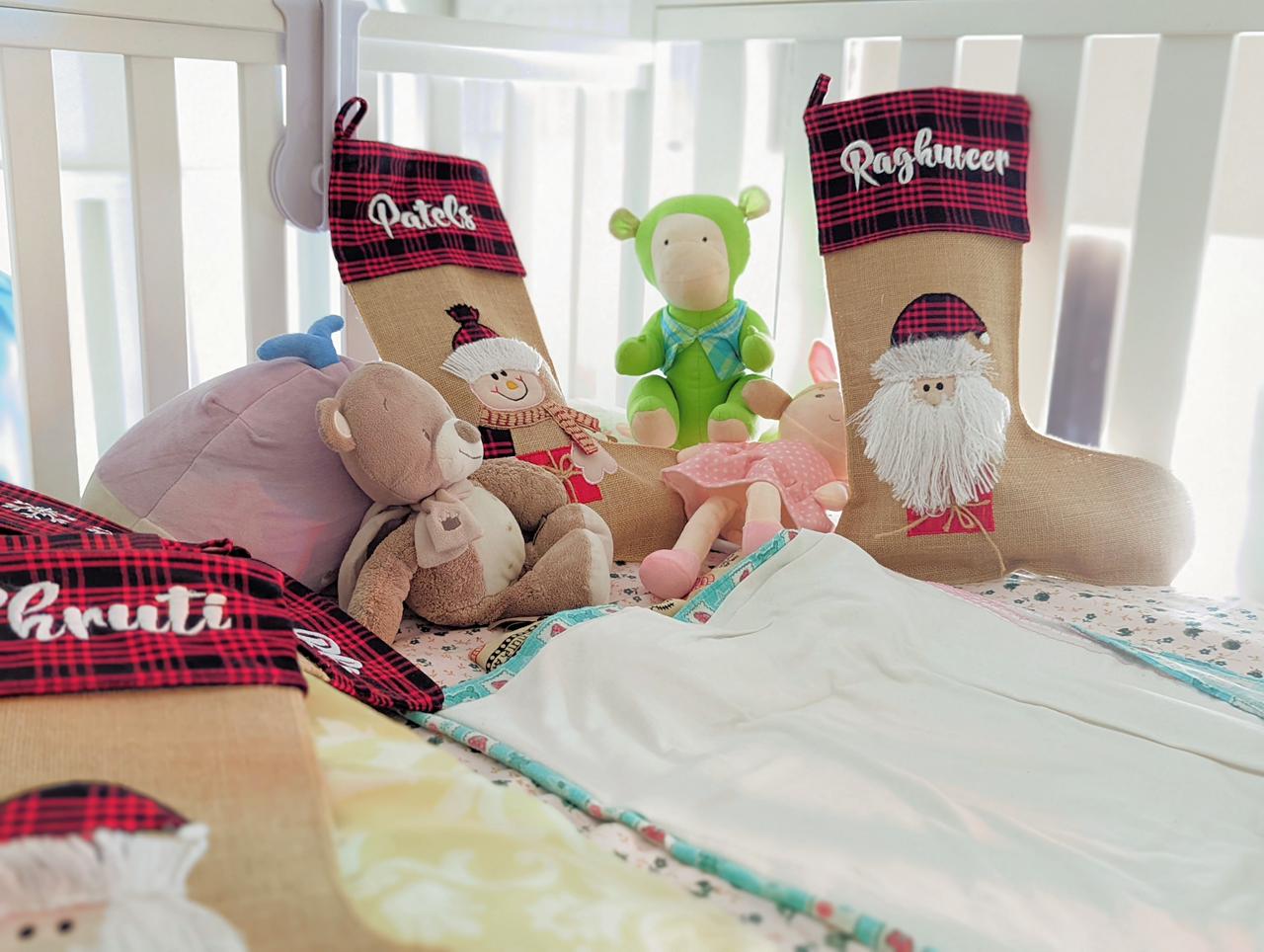 Jute Christmas Stocking