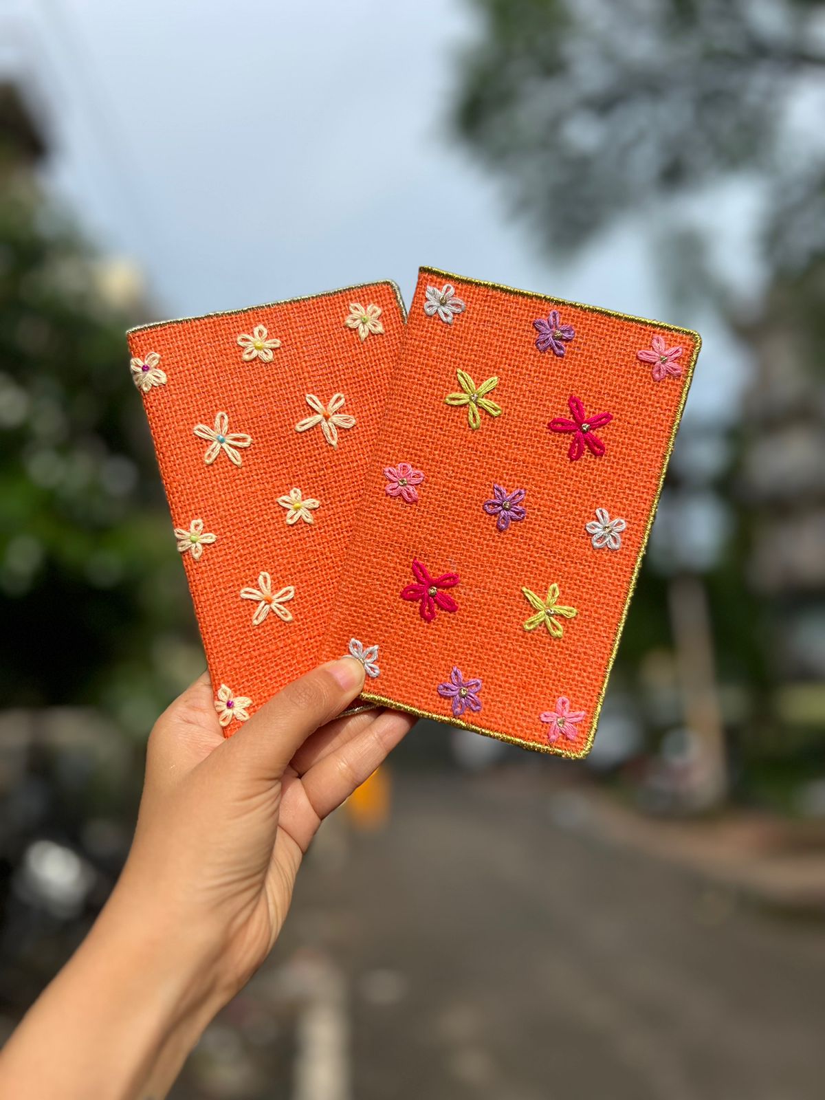 Dainty Floral Passport Holder